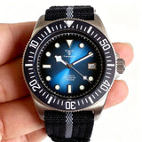 Titanium Tactical Frog Watch FXD MOD Tandorio TD267A MIYOTA 8215 PT5000 Sapphire Glass Luminous 20ATM