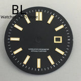 24.5MM Dial for women's watch Sunburst NH05 Watch Dial Gold Rose Sticks Number Women's Mechanical Watch Modified Parts Fit 31mm NH05 NH06 Watch