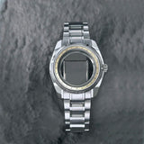 Premium 40mm 44GS Design Case Fit 32.5mm Dial Sapphire Crystal Chapter Ring Matches High Quality Automatic Luxury GMT NH35 NH34