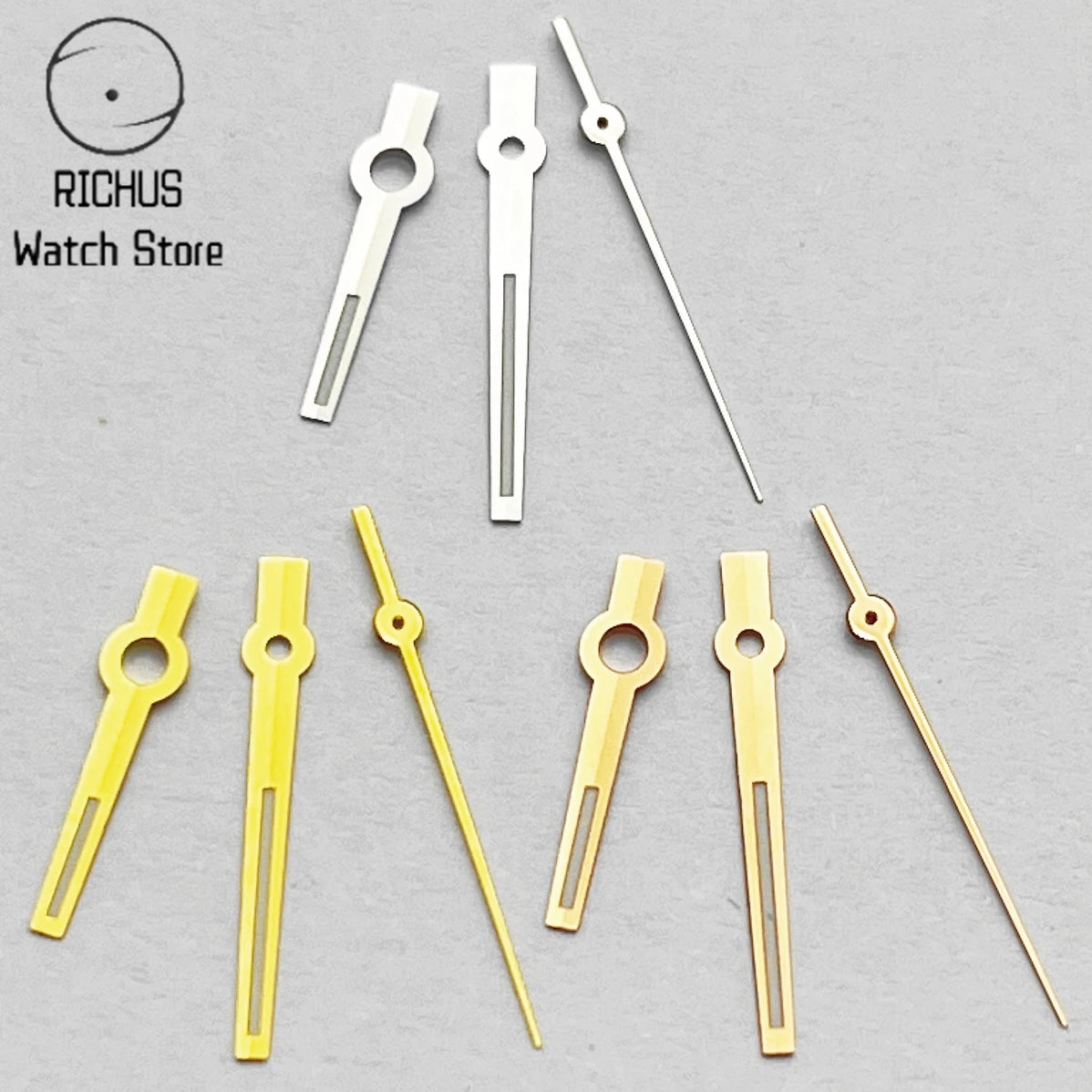 Luminous Watch Hands gold  Fit NH PT5000 ETA2836 2824 DG2813 3804 Miyota8215 8205 821A Movement Watch Accessories