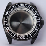 43.8mm Modified Samurai Watch Case Sapphire  For NH35 NH36 NH38 4R36 Movements 100M Waterproof