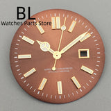 24.5MM Dial for women's watch Sunburst NH05 Watch Dial Gold Rose Sticks Number Women's Mechanical Watch Modified Parts Fit 31mm NH05 NH06 Watch