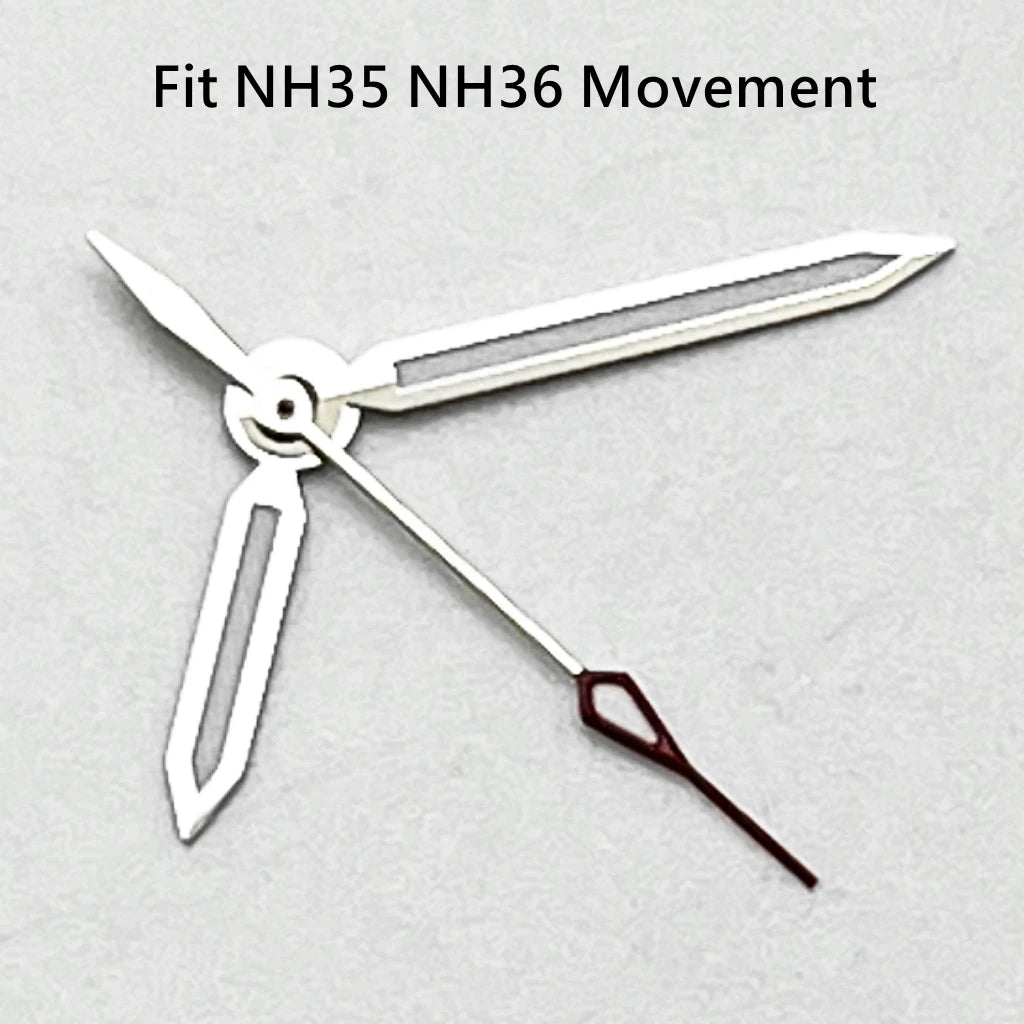NH35 Hands Silver/Blue Watch Hands Fit NH35 NH36 PT5000 ETA2836 2824 DG2813 3804 Miyota8215 8205 821A Movement Watch Accessories