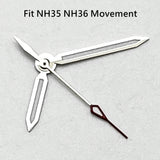NH35 Hands Silver/Blue Watch Hands Fit NH35 NH36 PT5000 ETA2836 2824 DG2813 3804 Miyota8215 8205 821A Movement Watch Accessories