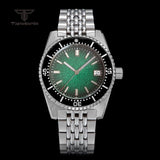 62mas Diver Mod Tandorio TD230S Fashion 40mm NH35 Automatic Texture Dial Radiation Date Sapphire 20ATM Diver Sapphire Luminous