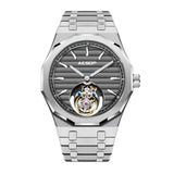 AESOP 7057  Flying Tourbillon Skeleton Watch For Man Luxury Sapphire 50ATM Gradient D