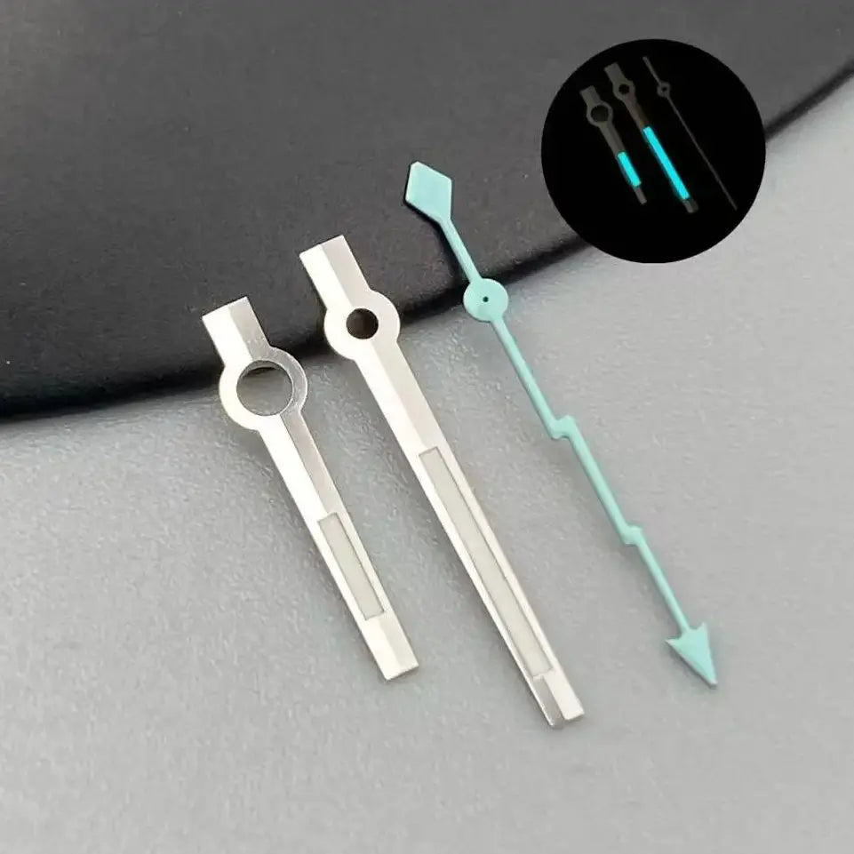 28.5mm NH35 Dial Roman numerals White Vintage No logo Single calendar Fit NH35 NH36 Movement Watch Dial Accessories