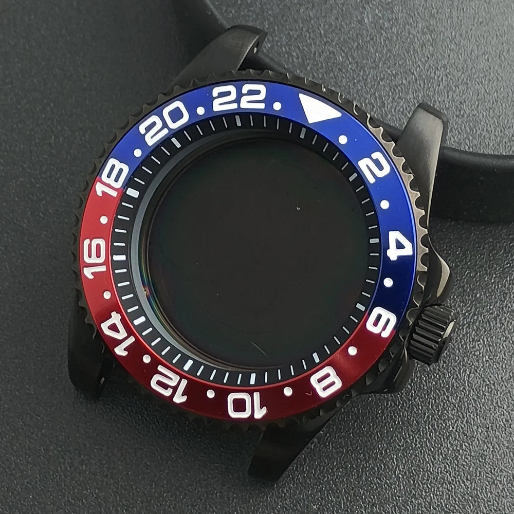 40.5mm Submariner Case GMT with Chapter Ring for NH34 NH35 NH36 Movement Sapphire 10ATM