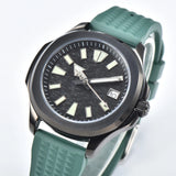 Aquanuat Watch TD901 40mm Dress Watch  sapphire Luminous  5ATM Glassback pvd gold black