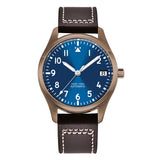 PVD Pilot Watch Sterile for Custom logo 39MM Sapphire 10Bar NH35