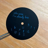 新しいログ改造ウォッチフェイス28.5mm DIYウォッチダイヤルはNH35 / 4R36ムーブメントに適合します。もう遅い時計アクセサリーを気にしないでください。 