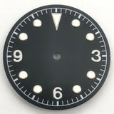 30.5mm Dial For 41MM Black Bay Mod Green Luminous  NH35 NH36 ETA2836/2824 Miyota8205/8215/821A