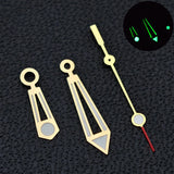 31.7mm seamaster Watch Dial For 300 Series NH35 NH36 Movement 6 O‘clock Date C3 Green Luminous Mechanical Watch Parts