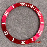 38mm x 30.5mm Black Red Purple Bezel Insert Replacement Part For 40mm GMT SUB SKX 007 Mens Watch Accessories Case Ring