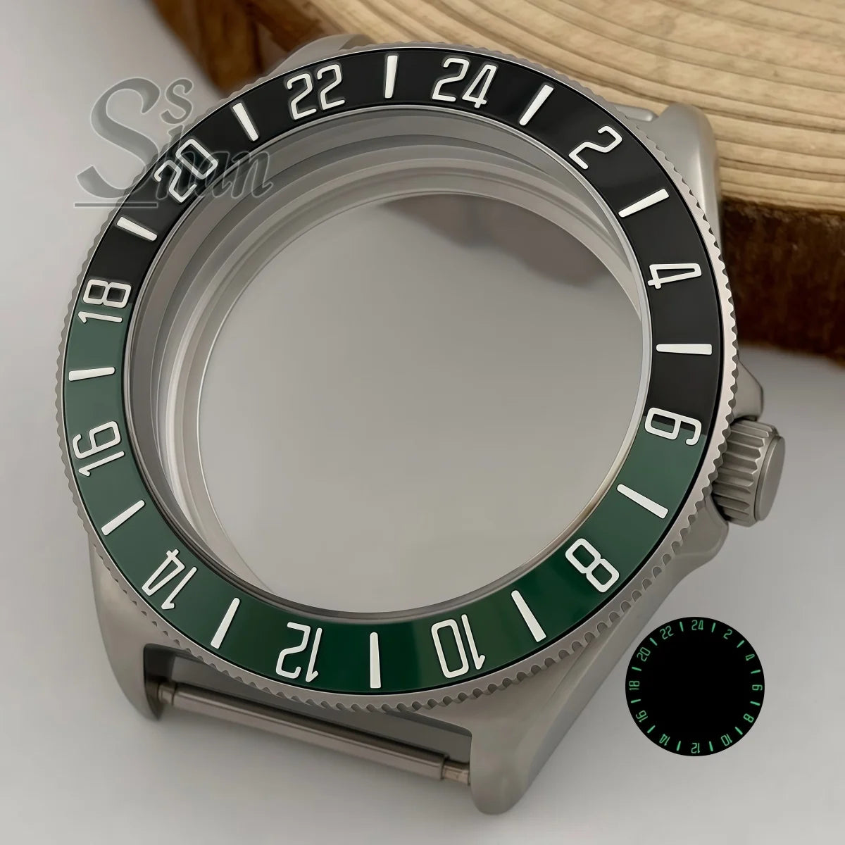 40mm tactics frog FX diving watch case dome sapphire luminous bezel NH34A NH35A ETA2824 PT5000 movement parts