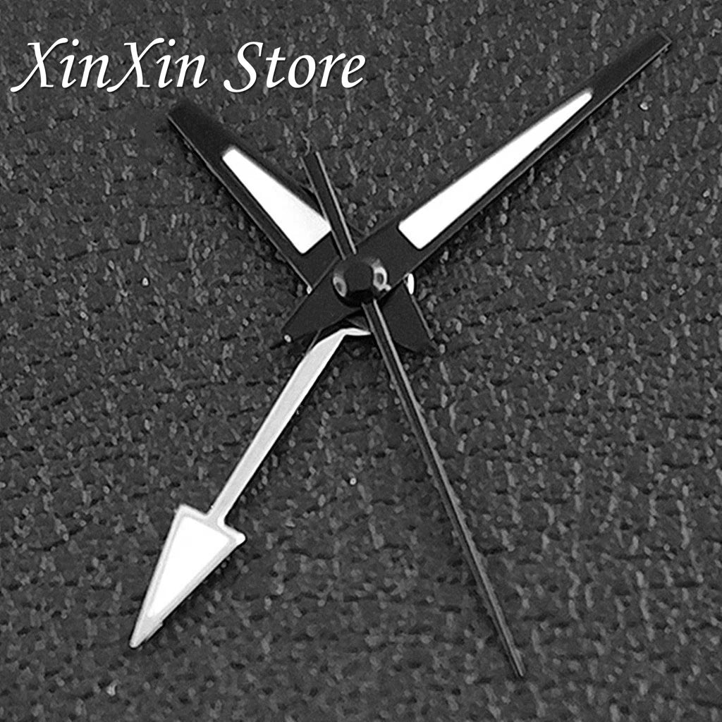 GS 4 Pointers NH34A GMT Watch Hands C3 Green Luminous Watch Needles for NH34 NH35 NH36 NH38 Movement