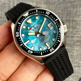 37mm SkX013 Watch Mop Dial Tandorio TD227M 20bar Diver Stainless Steel 3.8 Crown Sapphire