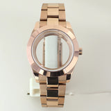 36mm 39mm Bevel Edge Watch Case Bracelet Sapphire Crystal For Seiko NH35 NH36 NH38 NH34 Miyota8215 Movement 28.5 Dial