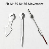 NH Watch Hands Silver Watch Hands Fit NH35 NH36 PT5000 ETA2836 2824 DG2813 3804 Miyota8215 8205 821A Movement Watch Accessories