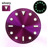 151 type of dials Submariner 28.5mm dial with calendar window suitable for NH35 movement luminous dial can support DIY dial customization name/logo