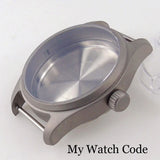 Titanium Pilot Case 36mm 39mm for miyota8215 821A ETA 2836 2834 NH34 NH35 NH36 ETA2824 PT5000 20ATM Dive Case Parts