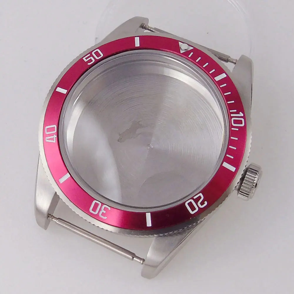 39mm Dive Watch Case BB58 Mod 20BAR Waterproof Dome Sapphire Glass 39mm Black Bay Watch Case for NH34 NH35 NH36 NH70 ETA2824 PT5000 Watch Parts