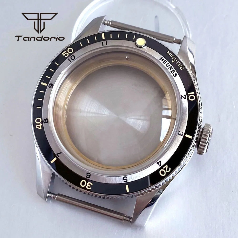 40mm Serica Mod Dive Case Domed Sapphire +Bracelet+31mm Dial+Hands Mod Accessories Fit NH35 NH36 NH38 ETA2824 PT5000 ST2130 Miyota8215