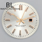 24.5MM Dial for women's watch Sunburst NH05 Watch Dial Gold Rose Sticks Number Women's Mechanical Watch Modified Parts Fit 31mm NH05 NH06 Watch