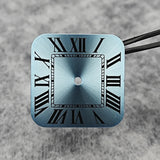 Square NH35 Watch Dial Set NH35 Roman Numeral Dial + Watch Needle New Square Watches Accessories for NH35 NH36 Movement