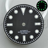 California Dial 29mm Sterile Green Luminous for NH35 NH36 NH34 ETA2824 PT5000
