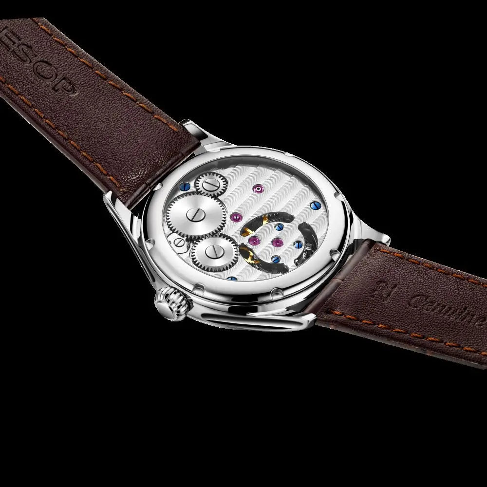 Tourbillon Moon Phase Watch Aesop 7027 42MM Multi-Function Luxury Sapphire Watch Fashion Skeleton