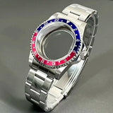 Retro Diver case 39mm,10bar waterproof stainless steel sapphire crystal case, suitable for NH34, NH35, NH36 mechanical movement accessories