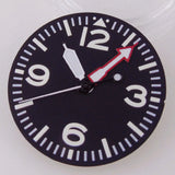 29mm explore Watch Dial Face Sword Red Hand for NH 35 NH 36 ET A2824 PT 5000 Black Face for sk x MOD Parts