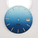 31.8mm Watch Dial No Logo Waffle Texture Thin Markers Watch Dial Mod Fit For PRX AP Seiko NH35/36 Movement Case Parts Hands Accessories