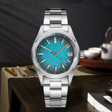 Blue Red Multicolor Dial Tandorio Swim 36mm NH35A 200M Waterproof Diving Automatic Men Watch Luminous Sapphire Glass Pilot Style