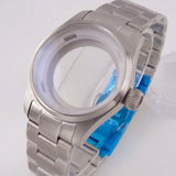 36mm/39mm Pilot Collection Watch Case Sapphire Glass 200m Waterproof Glass Back For NH35 NH36 ETA2824 PT5000 Movement