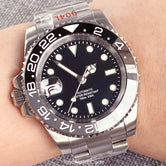 40mm Left-Handed Submariner Mod watch Tandorio TD218A NH35 Movt Lefty Diver 20BAR Glide Lock Sapphire
