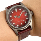 36mm Titanium Pilot Watch Tandorio TD140T Texture Dial Miyota 8215 NH35 PT5000 Automatic 20ATM Sapphire