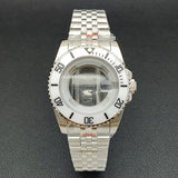 34MM NH05 Watch Case bezel insert ring sapphire glass stainless steel screw in crown women's watch case, suitable for NH05 NH06 movement