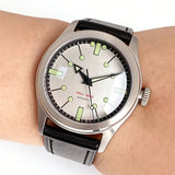 38mm Vintage Pilot Watch Tandorio TD158A  NH35 PT5000 Automatic Field Watch 20ATM Domed Sapphire