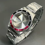 Retro Diver case 39mm,10bar waterproof stainless steel sapphire crystal case, suitable for NH34, NH35, NH36 mechanical movement accessories