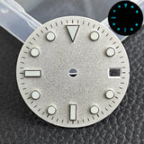 28.5mm blue lume NH35 NH34 Dial Single Calendar Submariner style with Hands Watches accessory
