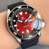 Tandorio Skx Mod NH35A TD217A Diver Watch 3.8 Crown 120 Clicks Bezel 20bar Sapphire