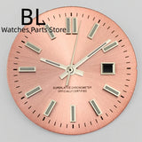 24.5MM Dial for women's watch Sunburst NH05 Watch Dial Gold Rose Sticks Number Women's Mechanical Watch Modified Parts Fit 31mm NH05 NH06 Watch