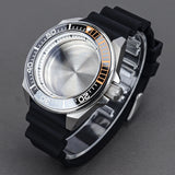 43.8mm Samurai King Watch Case Sapphire Ceramic Insert For Seiko NH35 NH36 NH34 Movement Mod 10ATM