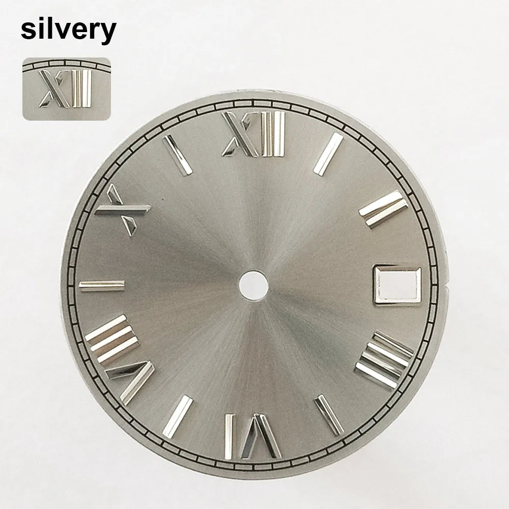 151 type of dials Submariner 28.5mm dial with calendar window suitable for NH35 movement luminous dial can support DIY dial customization name/logo