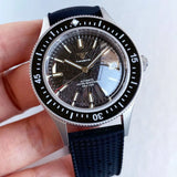 Tandorio  TD267S  Diver Watch  NH35A Domed Sapphire 200M Waterproof Sandblast Case Blue Green Orange Dial Luminous