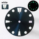 151 type of dials Submariner 28.5mm dial with calendar window suitable for NH35 movement luminous dial can support DIY dial customization name/logo