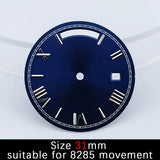 40MM M8285 Watch Case M8215 Watch 316L stainless steel strap Sapphire mirror and stainless steel case accessories for 8285 movement