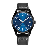 PVD Pilot Watch Sterile for Custom logo 39MM Sapphire 10Bar NH35